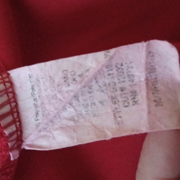 2/$50 Red Bodycon Asymetric Dress - Size Medium - Picture 9 of 9